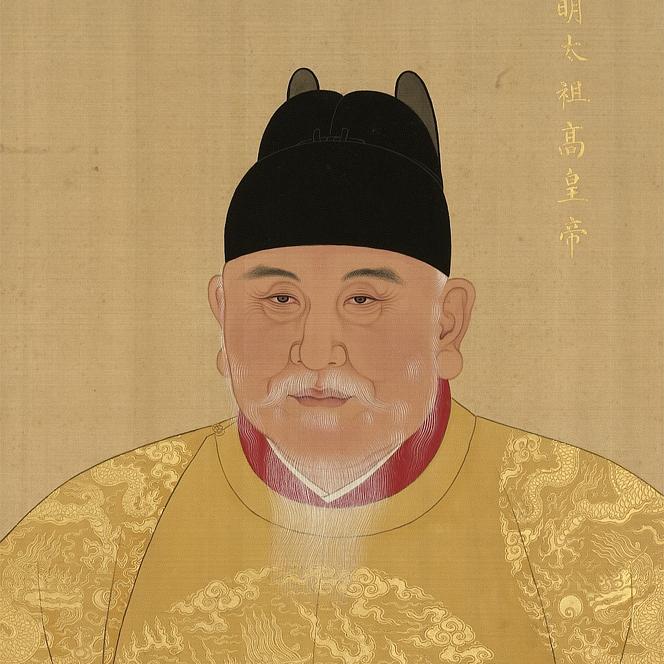 明太祖朱元璋在南京即位
